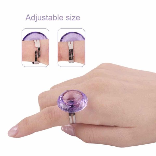Diamond Glue Rings - Adjustable Size